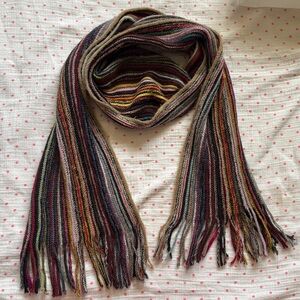 Rainbow Striped Women's Scarf